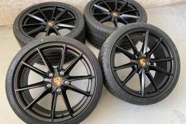 Autoparts, Wheels & Tires, Aluminium Disks and Tires, PORSCHE 